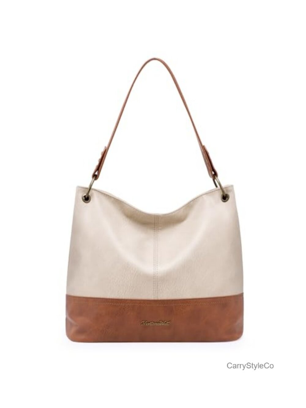 Slouchy Hobo Tote Bag Vegan Leather Women's Shoulder Purse Large